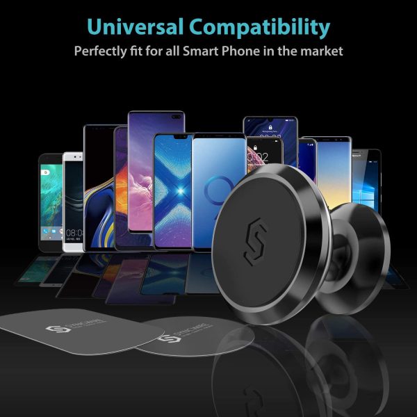 Porta Cellulare Magnetico Auto - Universale Supporto Telefono Auto Smartphone Calamita Portacellulare Compatibile con iPhone 11/11 PRO/XR/X/XS/8/7, Samsung Galaxy, Xiaomi, Huawei, LG ECC. - immagine 2