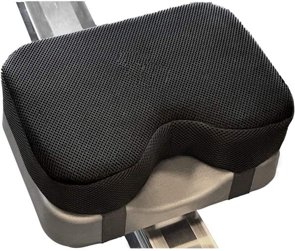 Cuscino di seduta, Watersports Vogatore Sedile Cuscino, Memory Foam Vogatore Sedile Cuscino,Row Pad Seat Cushion con cinghie,Water Rower Machine Seat Pad - immagine 4