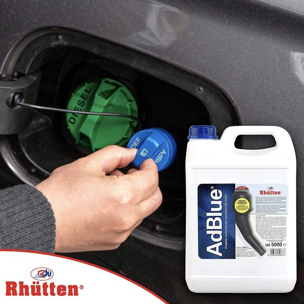 Rh??tten, AdBlue per Motori Diesel, Additivo di Sintesi a Base di Urea, Preserva l'Andamento dei componenti del SCR, Blocca l??Accumulo delle Impurit?? nel Catalizzatore, Dotato di Tappo Versatore, 5L - immagine 3