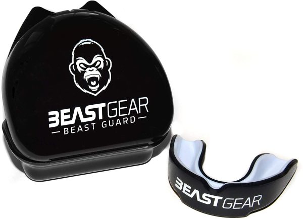 Beast Gear Paradenti Boxe - Mouthguard Professionale per Rugby, Football Americano, Kick Boxing, Muay Thai, Karate e MMA - Protezioni per Pugilato - immagine 6