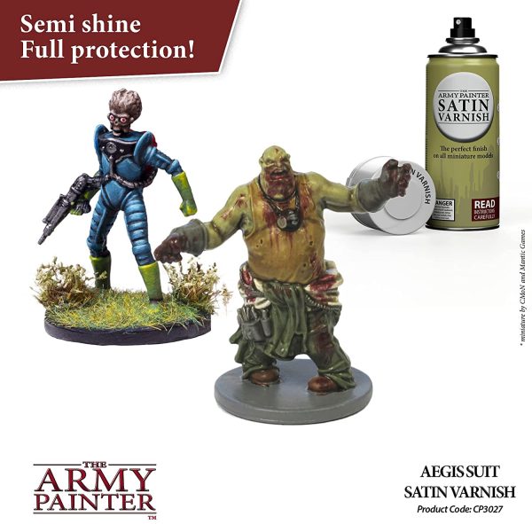 The Army Painter | Aegis Suit Satin Varnish | Spray Smaltante per Pittura di Modellini in Miniatura - immagine 5