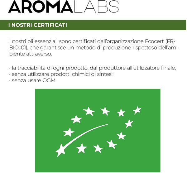 TEA TREE BIO - 30mL - Olio essenziale BIO e Naturale al 100% - qualit?? verificata mediante cromatografia - Aroma Labs - immagine 4