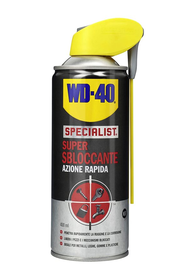 WD-40 Specialist - Super Sbloccante Lubrificante Spray Azione Rapida con Sistema Doppia Posizione - 400 ml - immagine 2