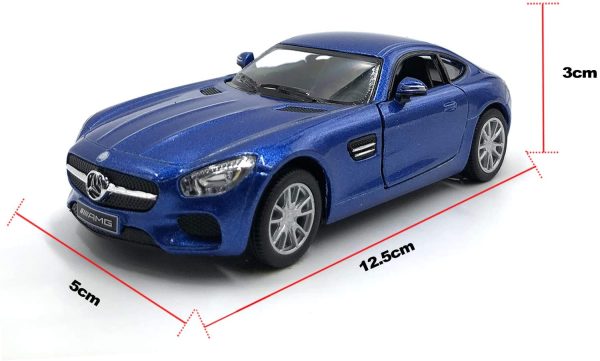 modellismo auto in scala mercedes benz (AMG blu) - immagine 4