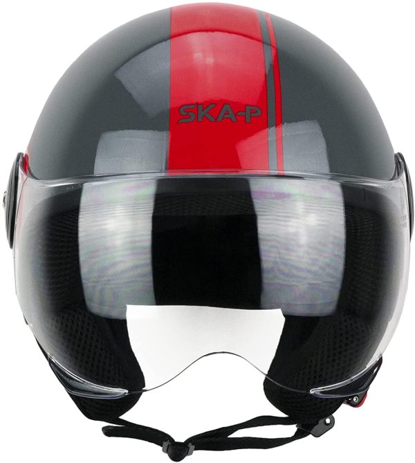 Casco demi jet SKA-P visiera sagomata, - immagine 2