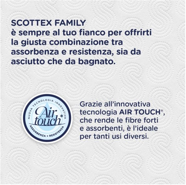 Scottex Casa Family Carta Da Cucina, confezione da 32 Rotoli - immagine 4