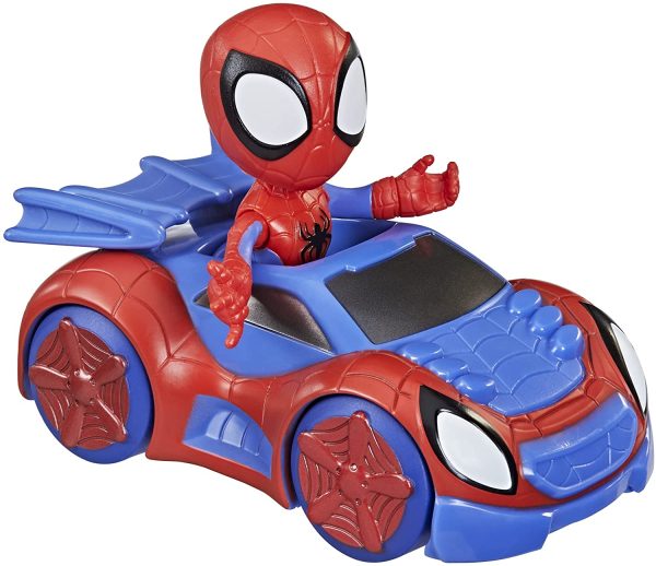 Hasbro Spidey e i Suoi Fantastici Amici - Spidey e Web-Crawler, action figure e veicolo, per bambini dai 3 anni in su - immagine 2