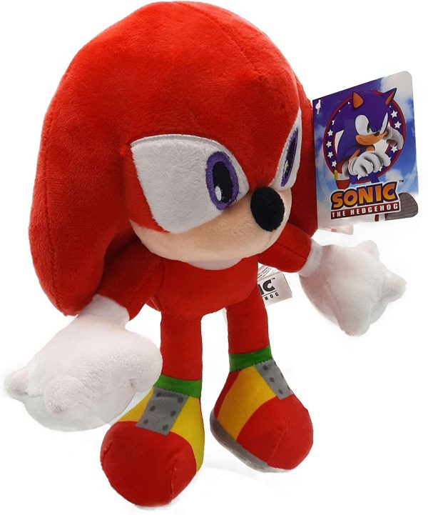 Sonic - Peluche Knuckles The Echidna 11'40 "/ 29cm Colore Rosso qualit?? Super Soft - immagine 4