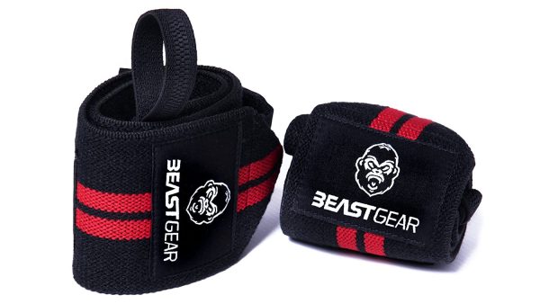 Beast Gear Fasce Polsi Palestra - Cinghie per Sollevamento Pesi e Stacchi da Terra, Uomo e Donna - Accessori Fitness - Per Bodybuilding e Powerlifting - immagine 5