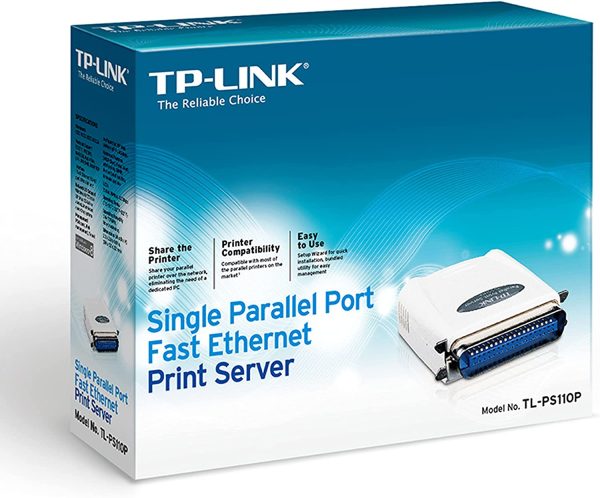 Tp-Link TL-PS110P Single Parallel Port Fast Ethernet Print Server - immagine 4