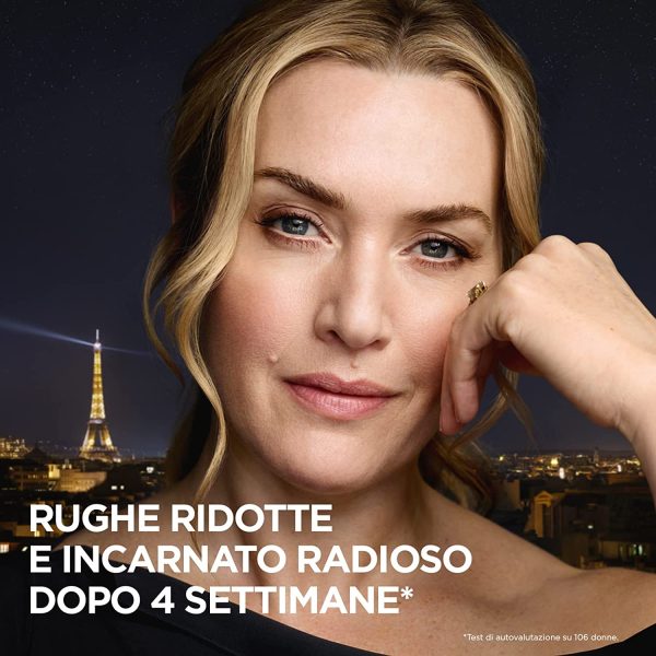 L'Or??al Paris Siero Viso Midnight Age Perfect Renaissance Cellulaire, Per Rinnovamento Cellulare e Azione Anti-Et??, Pelle Luminosa dall??Aspetto pi?? Giovane, Complesso Antiossidante, 30 ml - immagine 3