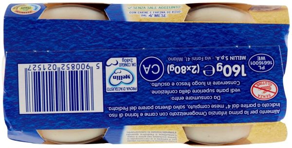 Mellin Omogenizzato Coniglio, 2 x 80g - immagine 5