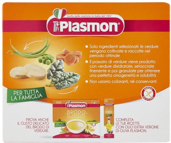 Plasmon Passato di Verdure - Preparato Disidratato 120g (12 Confezioni) - immagine 3