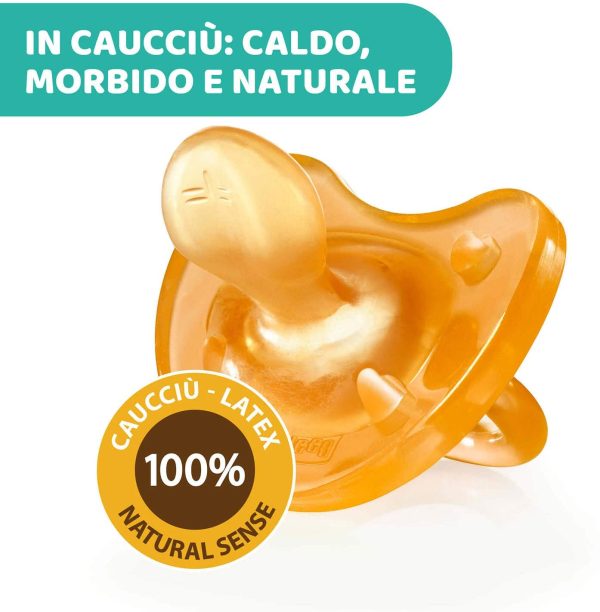 Chicco PhysioForma Ciuccio in Caucciù 16 - 36 Mesi, 2 Pezzi - Set di Gommotti Morbidi e Delicati, Supportano la Respirazione Fisiologica e Favoriscono il Corretto Sviluppo della Bocca - immagine 4