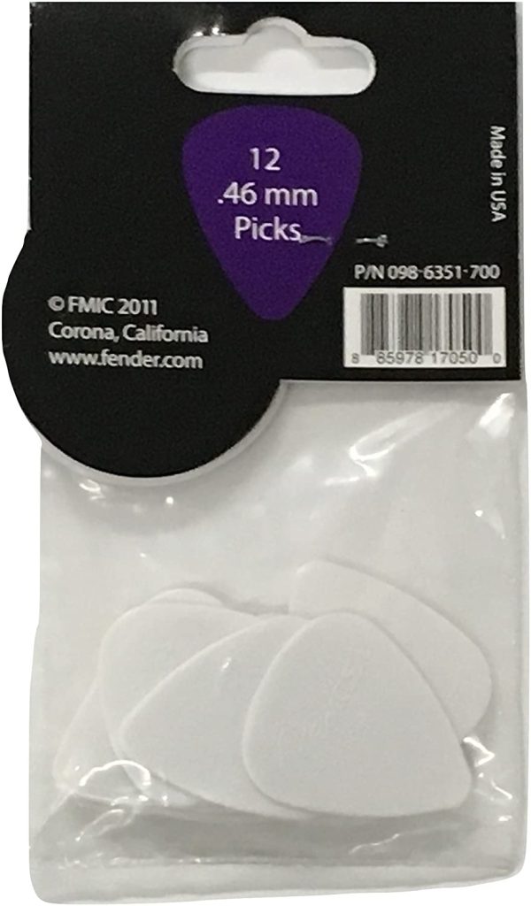 Fender Nylon Picks (12-Pack) 0.46 mm