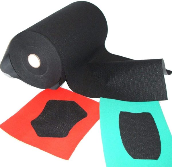 WBM Seam Tapes 0.5 Metri Repair Patch Materiale Melco T-5500 -Muta/Muta stagna, Scuba - Adesivo Caldo della Fusione, Applicare con Ferro da Stiro (Black, 300 Millimetri di Larghezza)