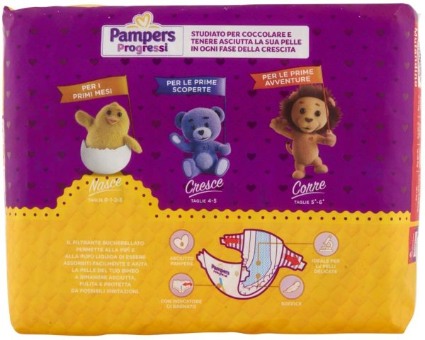 Pampers Progressi Mini, 30 Pannolini - immagine 3