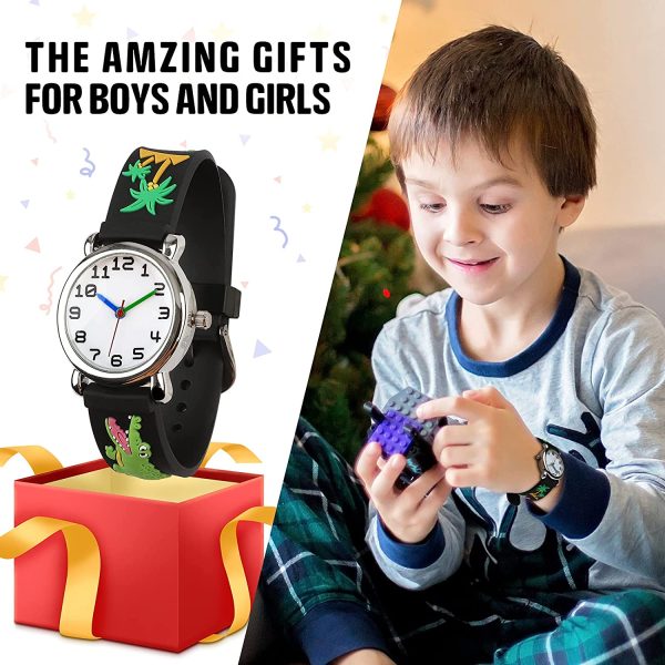 Vinmori Orologio Bambini??orologi colorati per bambini ??Impermeabile 3D Sveglio del Fumetto Orologio da Quarzo Regalo per Bambini Ragazzi e Ragazze - immagine 6