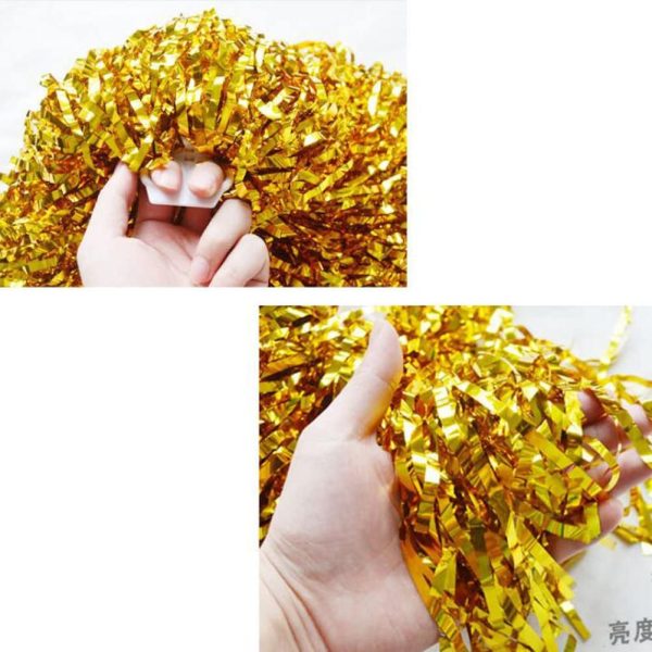 2PCS 30cm/11.8 '' Cheerleader Anello Pom Pom Pom Pom Sport Accessori Partito Danza Palla Party Pompoms Cheer Pom per Colleage Team Spirit Eventi aziendali - immagine 4