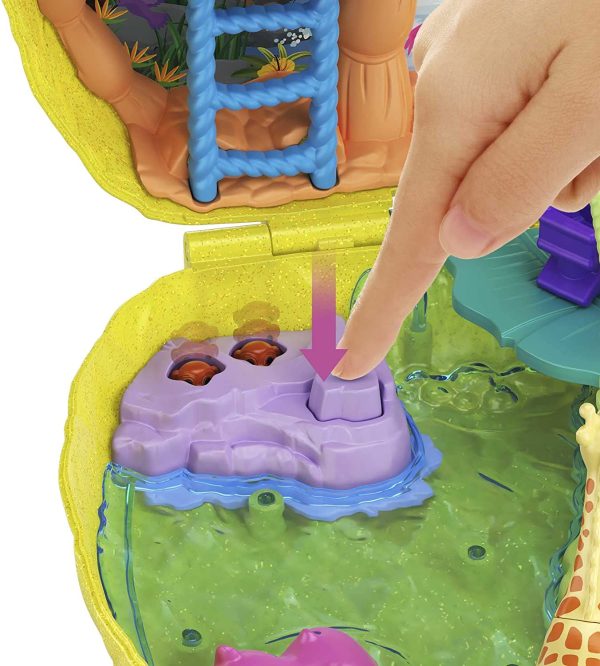 Polly Pocket- Cofanetto Borsetta dei Segreti Ananas Polly Giocattolo per Bambini 4+Anni, GKJ64 - immagine 4