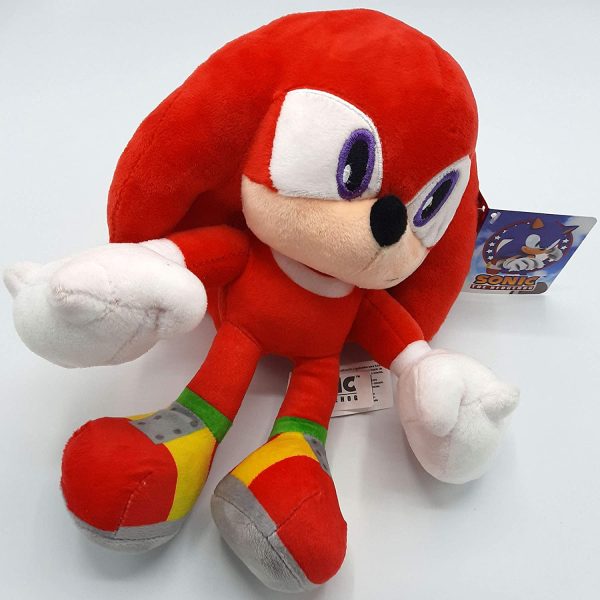 Sonic - Peluche Knuckles The Echidna 11'40 "/ 29cm Colore Rosso qualit?? Super Soft - immagine 9