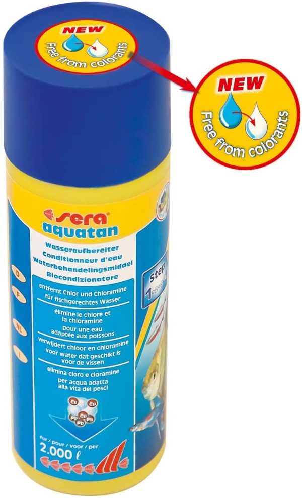 aquatan, Prodotto per Il Trattamento delle acque, Prodotto di Marca con Portata Molto Elevata, dosaggio da 5 ml a 20 Litri, per Acqua Dolce e Marina - immagine 4