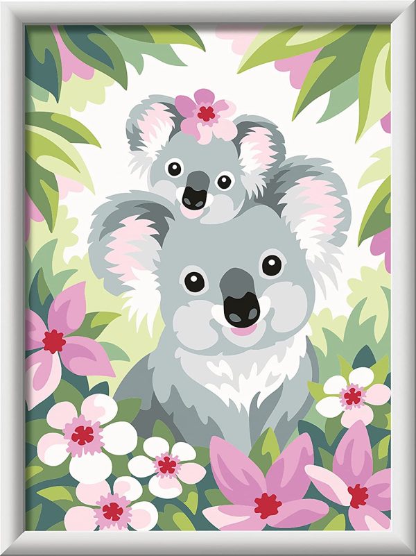 Ravensburger CreArt, Sweet Koala, Gioco Creativo per Bambini, Et?? Raccomandata 9+, Contiene una Tavola Prestampata e un Tracciato che Guida l'Attivit??, 20 x 27 x 5 CM - immagine 5