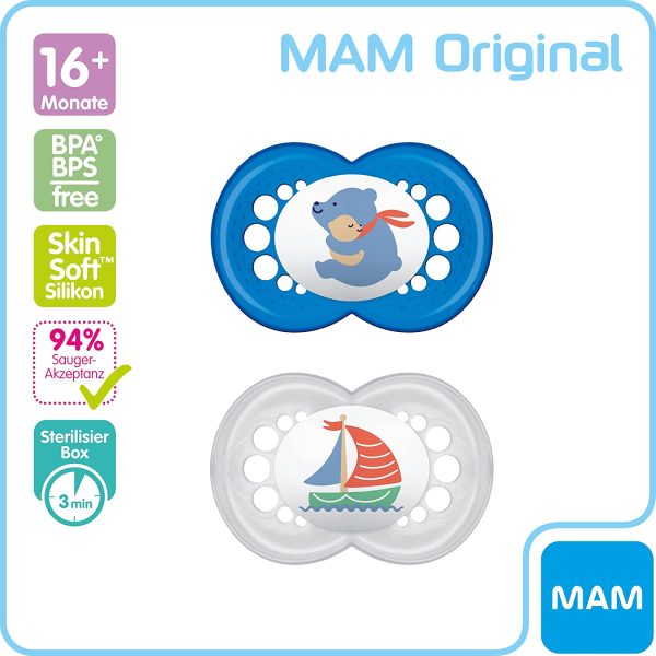 MAM Silicone originale 16 Boy, Istruzioni in lingua straniera - immagine 2