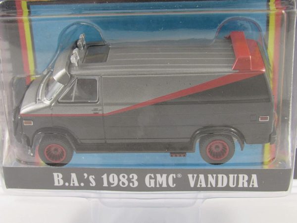 Greenlight A-TEAM Modellino DieCast Furgone GMC VANDURA 1983 di B.A. BARACUS - Scala 1/64 ORIGINALE - immagine 3