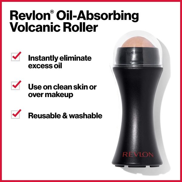 Revlon make up Oil-Absorbing Volcanic Roller Rullo Viso in Pietra Vulcanica Opacizzante Riutilizzabile per la Cura della Pelle - 50 g - immagine 7