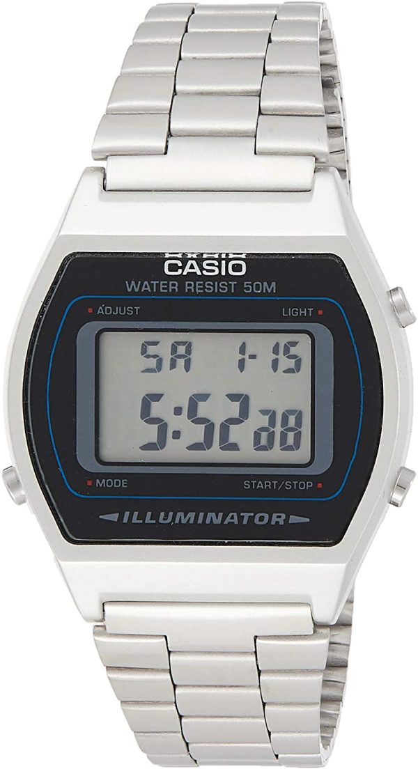 Casio Orologio Digitale Quarzo Uomo con Cinturino in Acciaio Inox B640WD-1AVEF - immagine 4