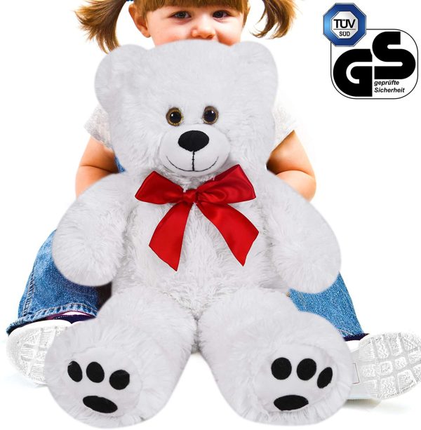 Deuba Orso Peluche Gigante XL-XXXL 100-175cm Orsacchiotto Giocattoli Bambini Pupazzo Teddy Innamorati - immagine 2