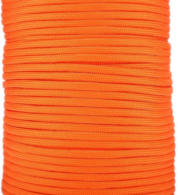 550 Paracord Riflettente, 100 m / 328,1 Piedi Cavo per Paracadute Resistente allo Strappo 4 mm Tipo 550 Paracord per Paracadute Cavo Paracord a 9 Fili - immagine 8