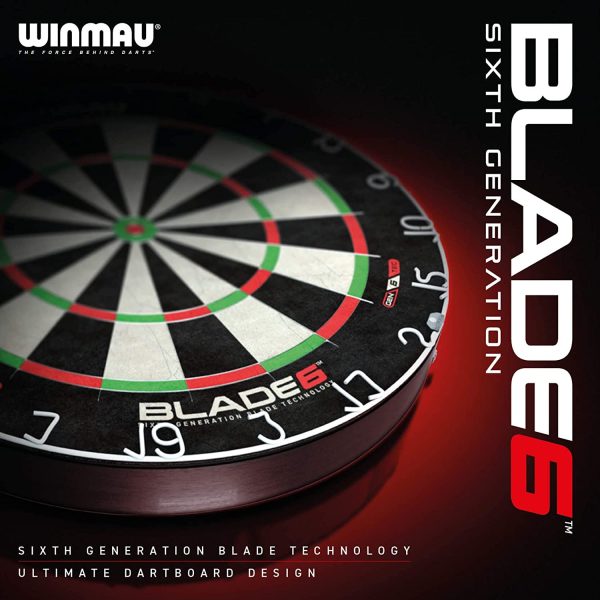 WINMAU Blade 6 Professional Bristle Dartboard - immagine 3