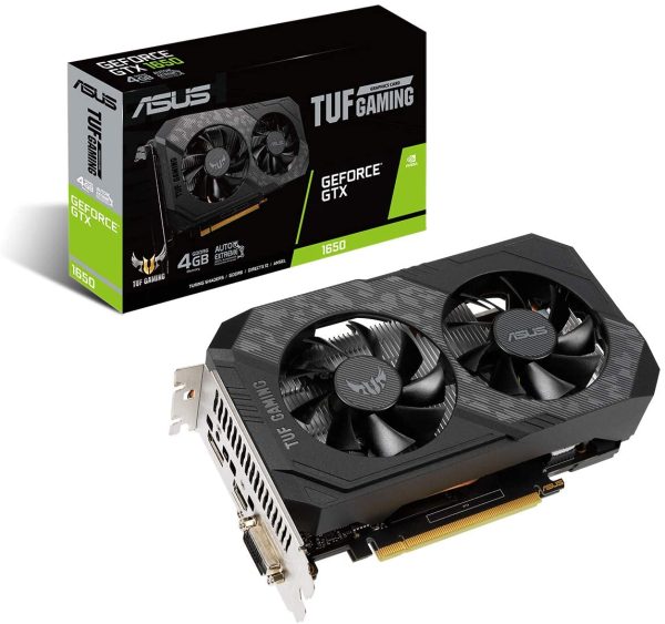 TUF Gaming GeForce GTX 1650 4 GB GDDR6, Scheda Video Gaming, Dissipatore Biventola per Gaming HD, Tecnologia AutoExtreme - immagine 4