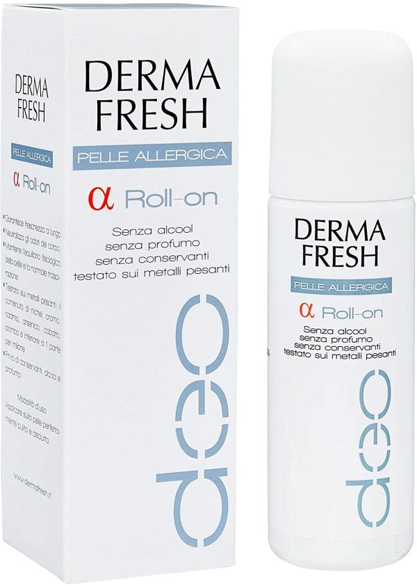 Dermafresh Alfa Roll-On Deodorante per Pelli Sensibili, Allergiche o Depilate - 75 ml - immagine 4