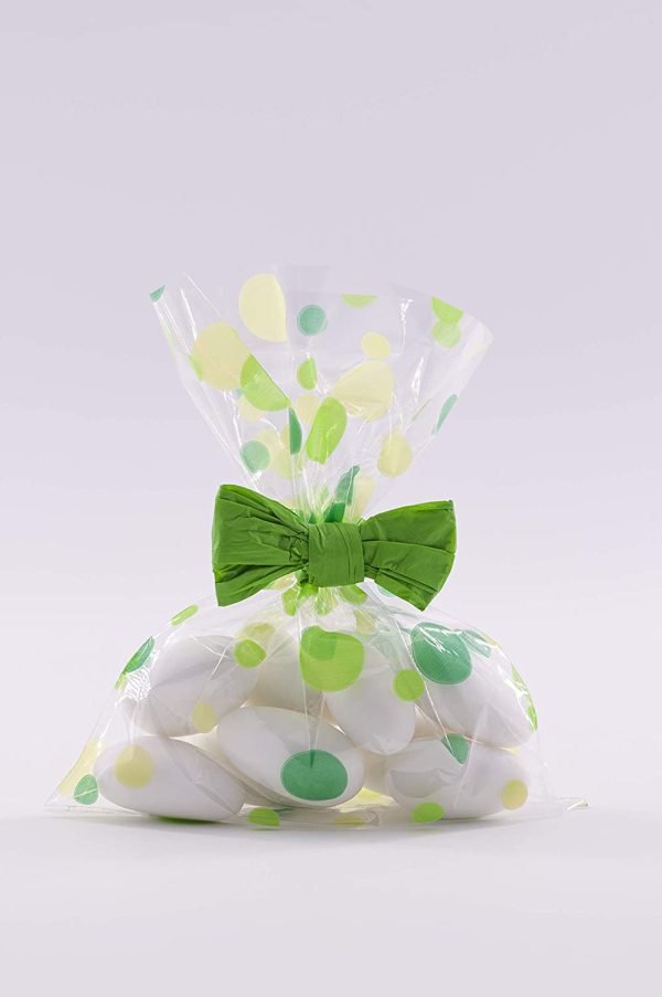 Buste (Sacchetti) Trasparenti per Alimenti Bubbles 50 pz, Polypropylene, Verde, 9x12,5cm - immagine 2