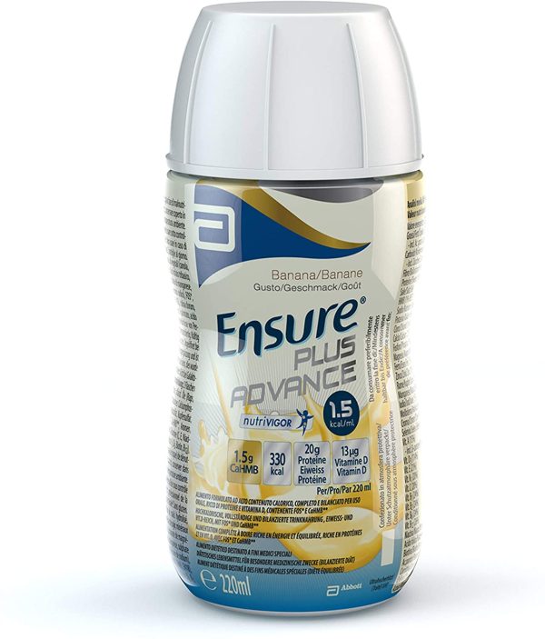 Ensure Plus Advance Supplemento Alimentare Formato Bevanda, Confezione 4 x 220 ml, Gusto Banana - immagine 5