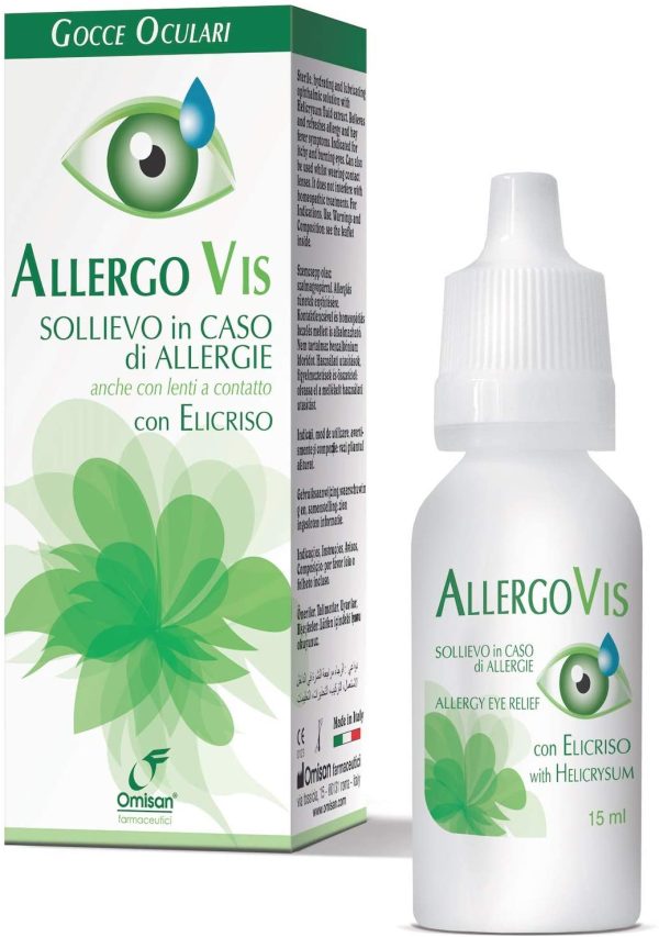 Allergovis Gocce Oculari con Estratto di Elicriso - 15 ml