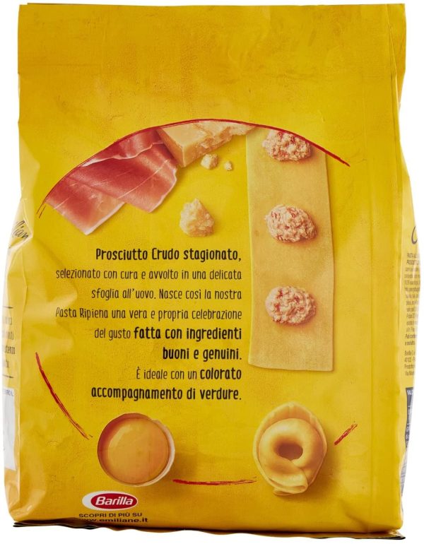 Barilla Pasta all'Uovo Ripiena Le Emiliane Tortellini con Prosciutto Crudo, 500 g - immagine 8