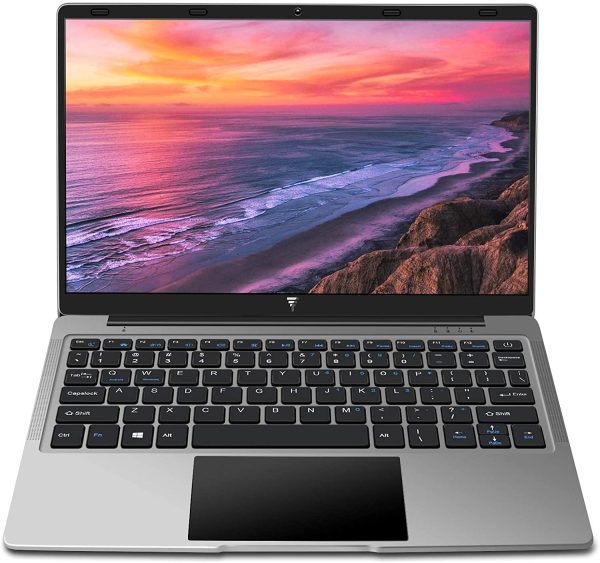 Laptop 14,1 Pollici 6GB RAM Windows 10  Portatile Notebook, 64GB SSD | 128GB Espandibili | Bluetooth 4.0 | Aux 3.5mm | USB 3.0 / 2.0 | HDMI, Tastiera con layout US,Grigio - immagine 6