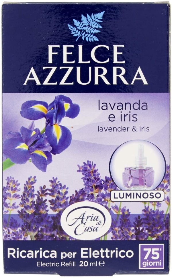 Aria di Casa Diffusore Bastoncini Classico & Aria di Casa, Ricarica Diffusore Elettrico Iris e Lavanda, Puro Benessere 20 ml - immagine 4