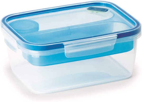 Lunch Box 1,5 LT-Rettangolare Blu con Posate - immagine 3