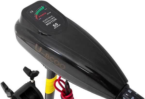 U-BCOO L-Series 40 lb Motore a trolling Elettrico Montato su Poppa per Acqua salmastra da 40 libbre - immagine 3