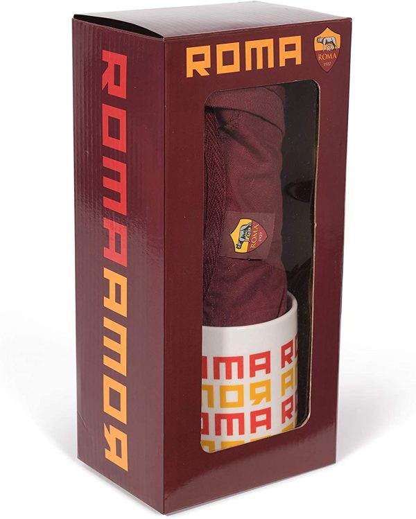 AS Roma, Set Mug & Tee Shirt Amor Uomo, Roma Red - immagine 2