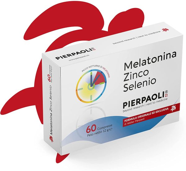 Pierpaoli - Melatonina Zinco Selenio: Integratore Alimentare che Contrubuisce a Migliorare la Qualit?? del Sonno e a Supportare il Sistema Immunitario, 1 Confezione da 60 Compresse da 1 mg - immagine 3