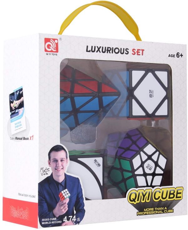 ROXENDA Speed Cube Set, Cubo Magico di Skew Ivy Piramide Megaminx Speed Cube con Confezione Regalo, Tutorial Segreto per Cubi - immagine 6