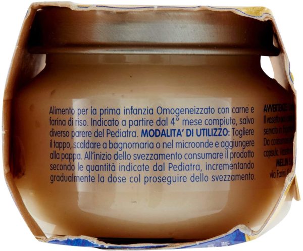 Mellin Omogenizzato Coniglio, 2 x 80g