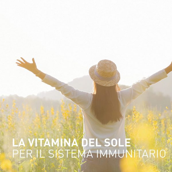 AMAVIT Vitamina D 2000 UI per 2 Compresse [Fornitura per 6 mesi] Integratore Vitamina D3 per le Difese Immunitarie Senza Glutine e Lattosio, Rinforzo del Sistema Immunitario, 180 compresse - immagine 4