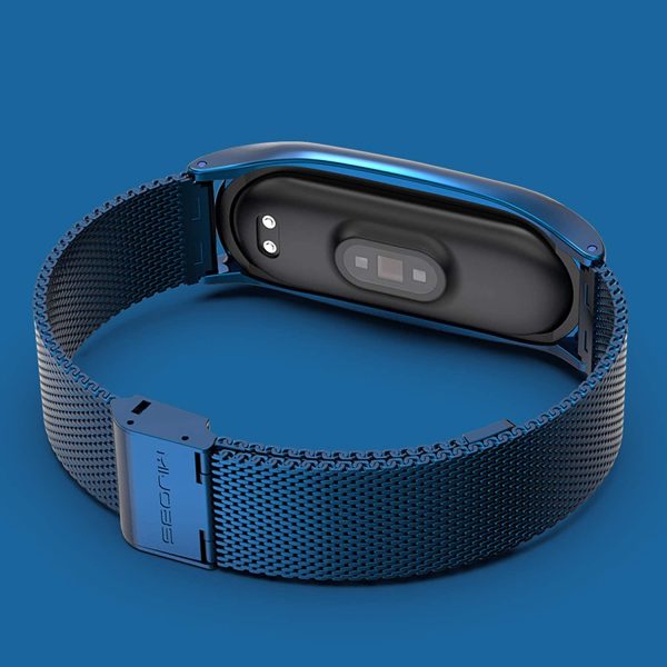 BDIG Cinturino per Mi Band 6 Cinturini Metallo in Acciaio Inossidabile MiBand 5 Bracciale di Ricambio Braccialetto con Links Strumento di Rimozione da Polso Sostitutivo Wristband Cinturini Mi Band 4/3 - immagine 3